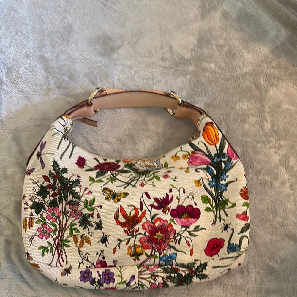 Gucci Flora Horsebit hobo medium